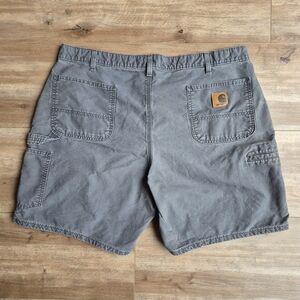 Carhartt Men's Gray Work Shorts - Durable Carpenter Style No Tags